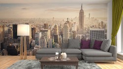 Woonkamer fotobehang Manhattan